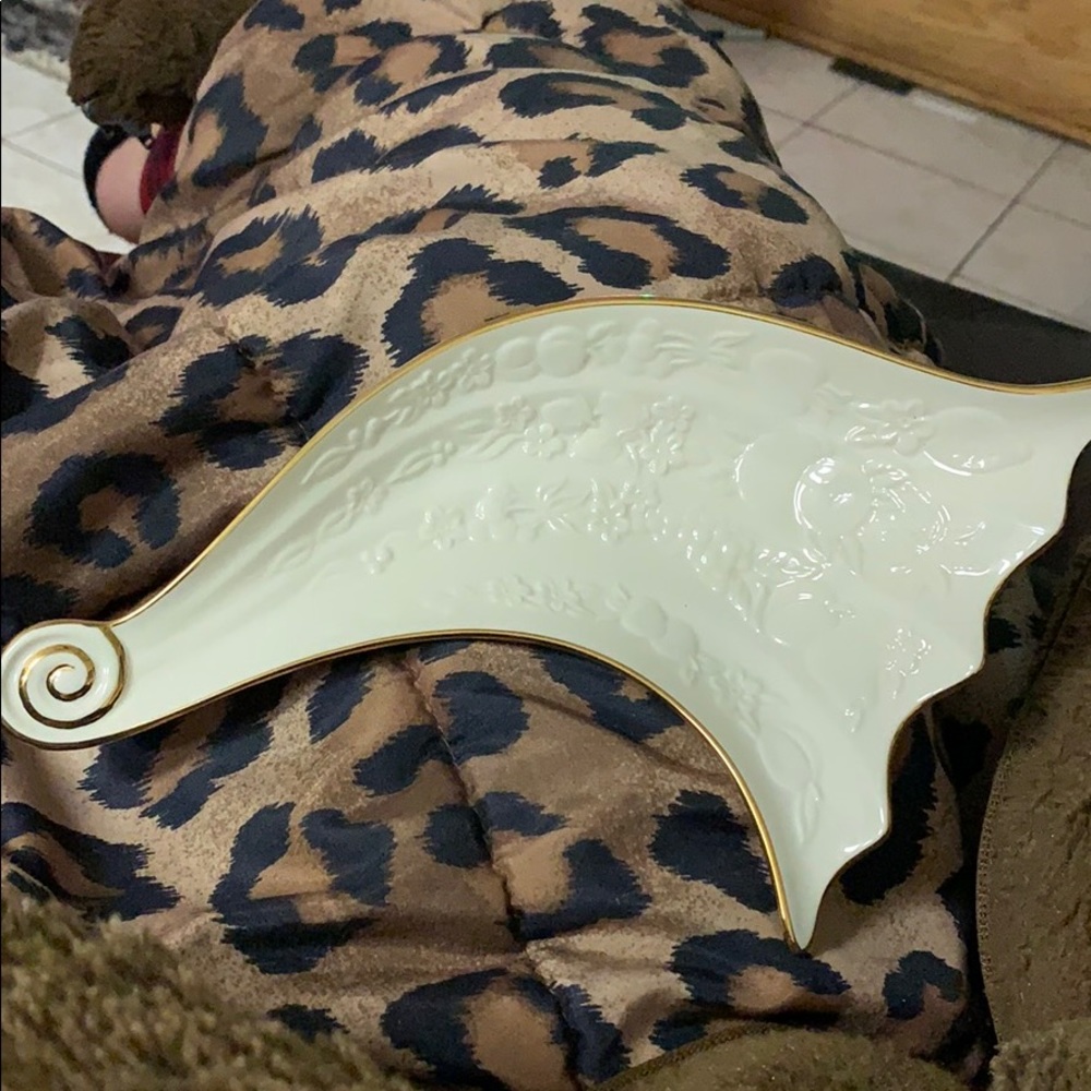 Cornucopia  Xmas Candy Dish